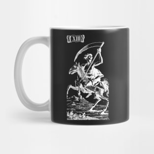 Death Tarot Card T Shirt Mug